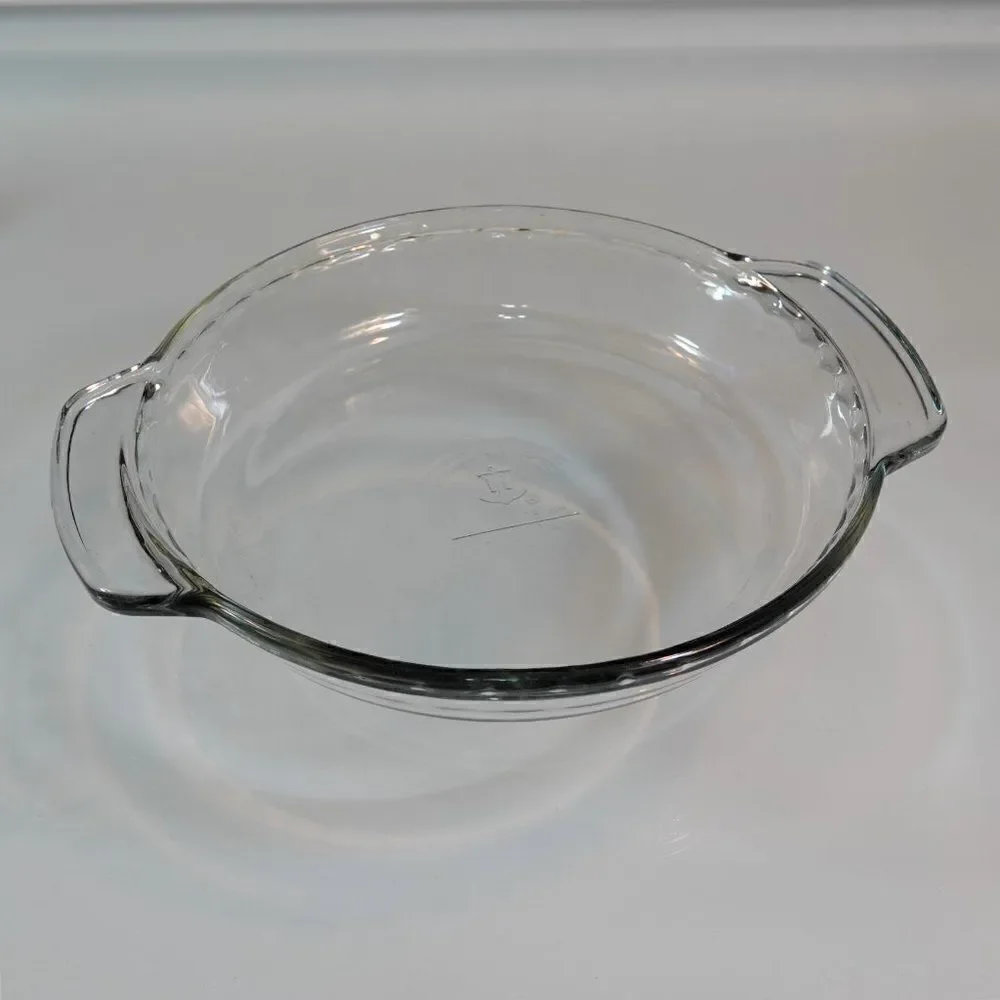 Anchor Hocking Clear Glass Pie Dish